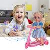 Laden Sie das Bild in den Galerie-Viewer, Pink princess doll with scooter: bright, musical and universal!