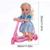 Load image into Gallery viewer, Pink princess doll with scooter: bright, musical and universal!